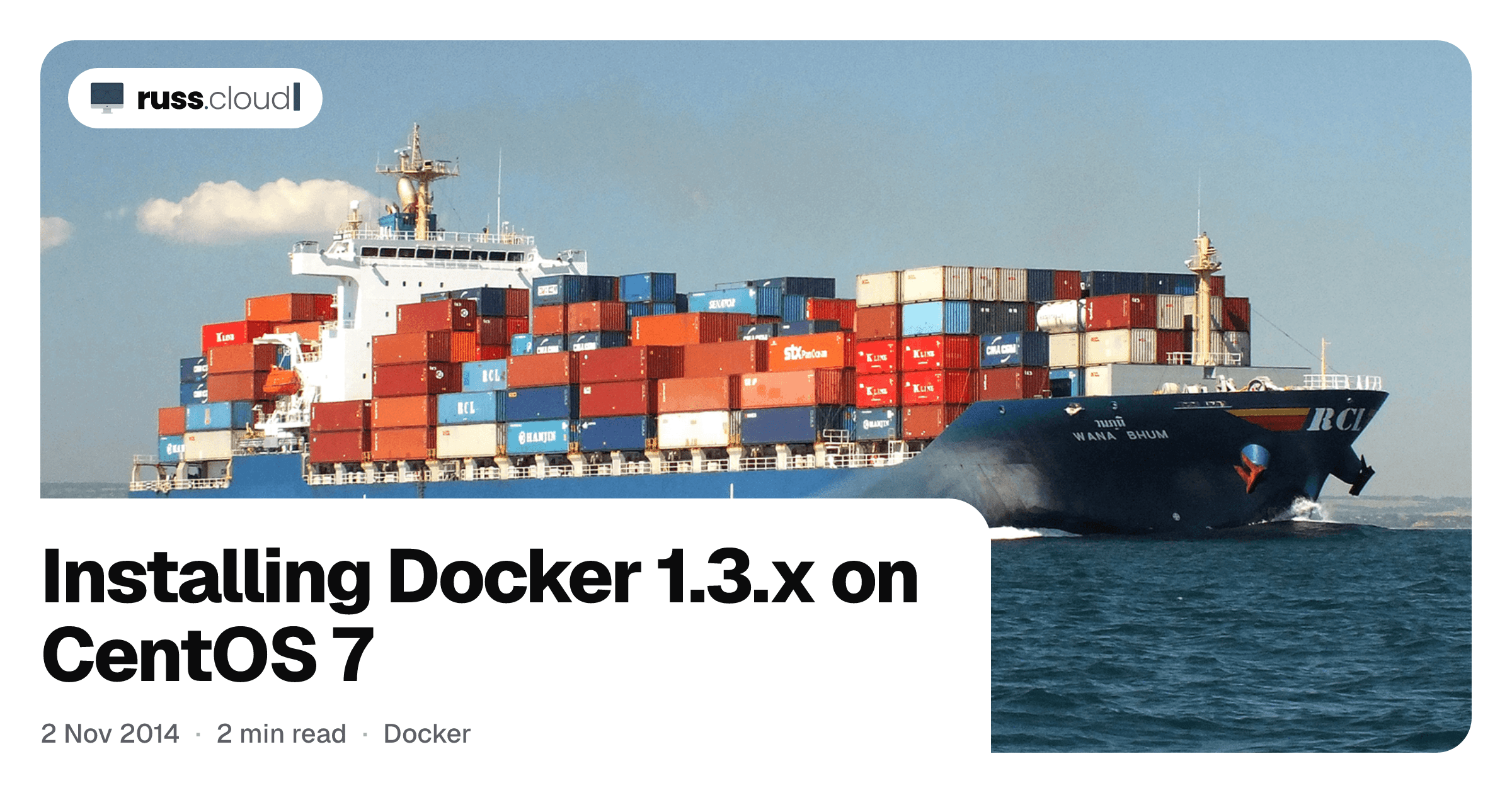 Installing Docker 1.3.x on CentOS 7