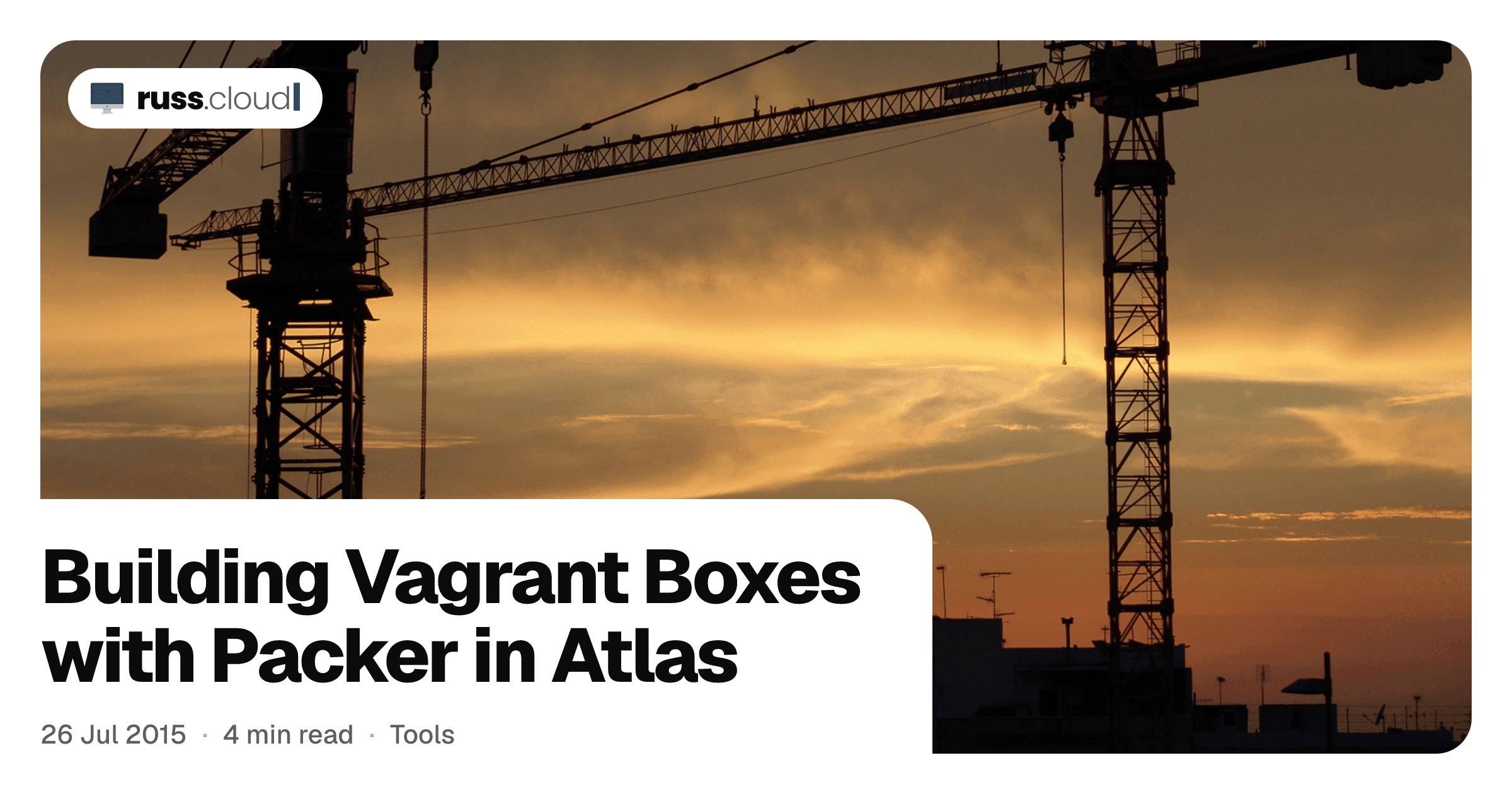 Building Vagrant Boxes with Packer in Atlas