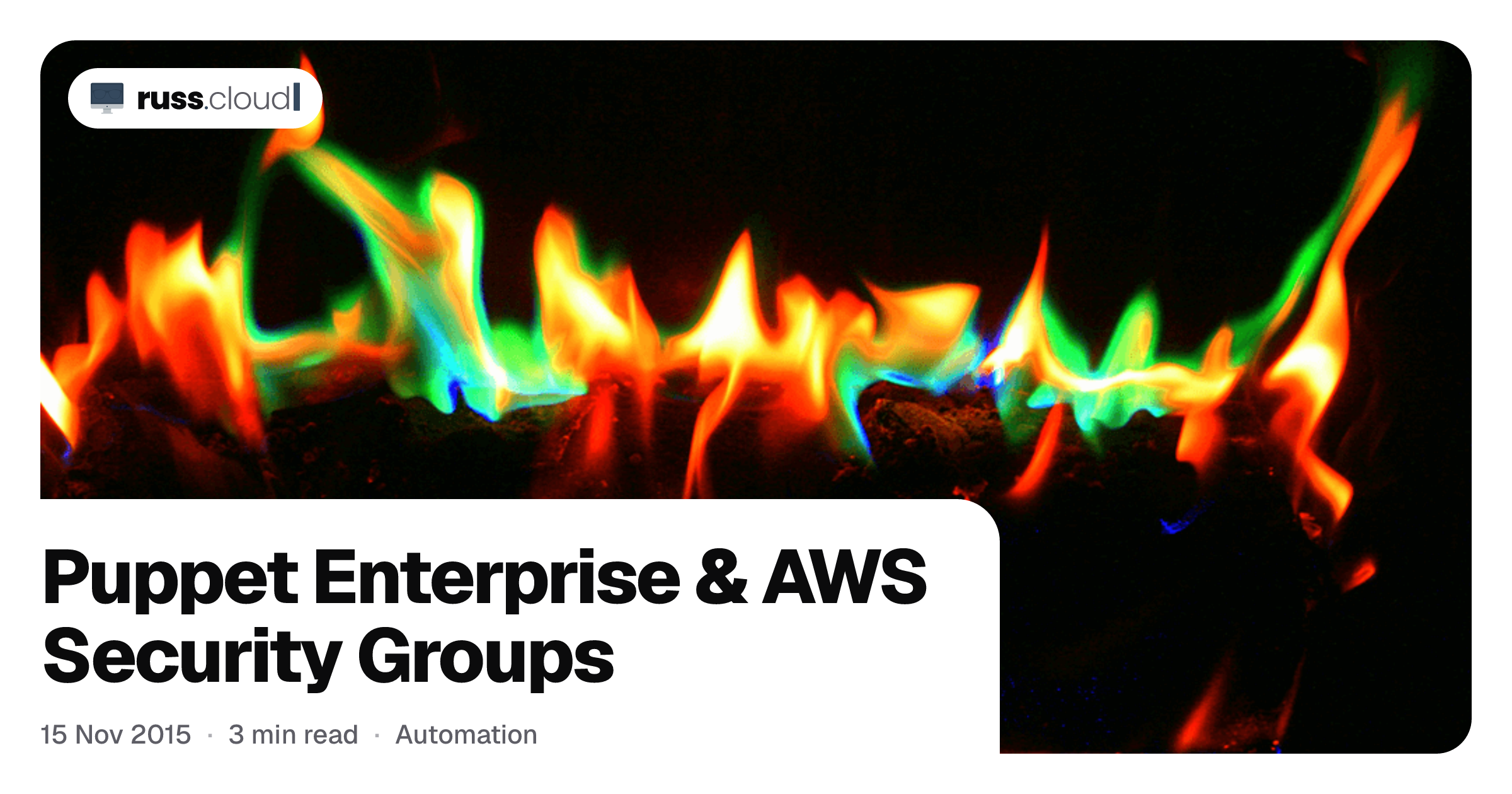 Muppet Security Puppet Enterprise & AWS Security Groups