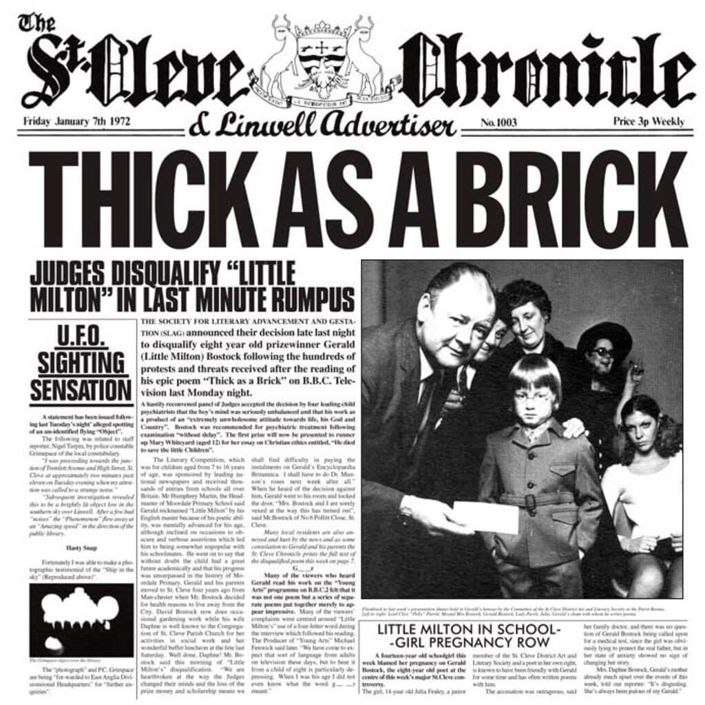 Thick as a Brick by Jethro Tull