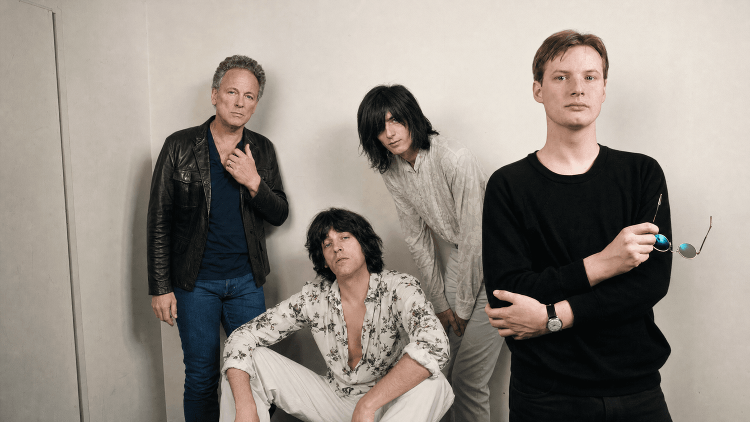 Group portrait of this week's top artists: The Rolling Stones, Fleetwood Mac, XTC, Led Zeppelin