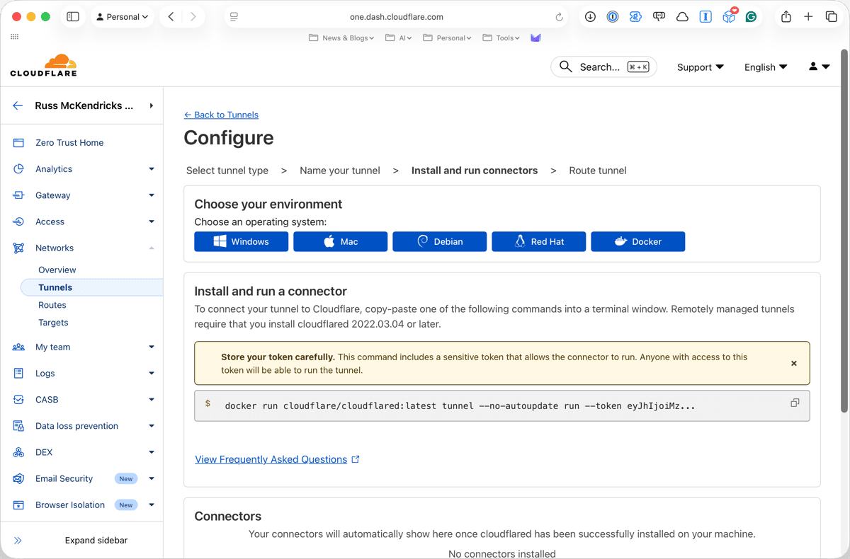 Install and run connectors