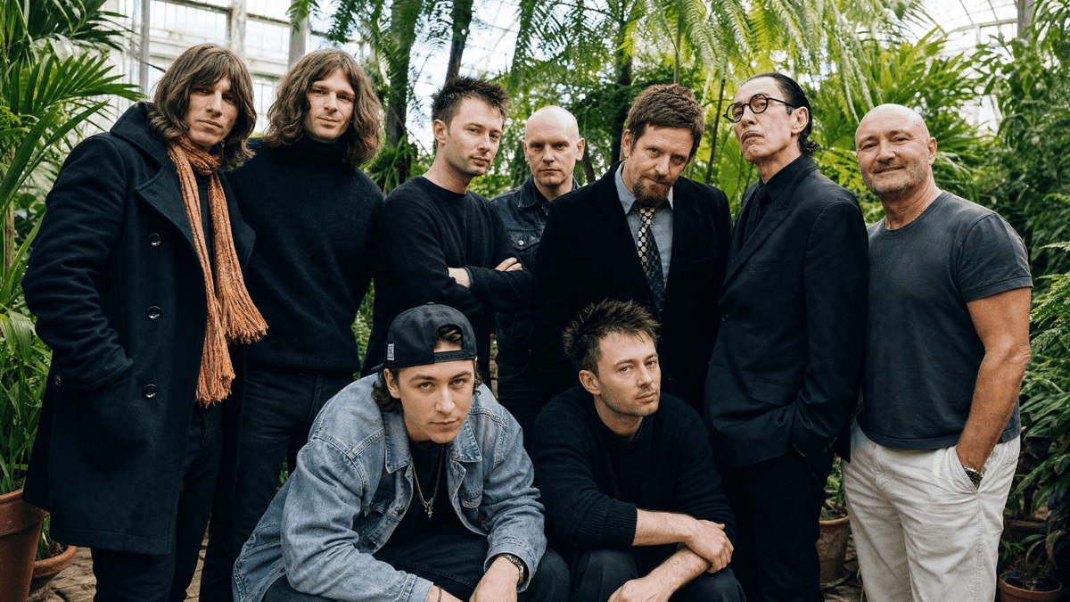 Group portrait of this week's top artists: Radiohead, Scritti Politti, Pink Floyd, The Mighty Mighty Bosstones, Jesus Jones, Sparks