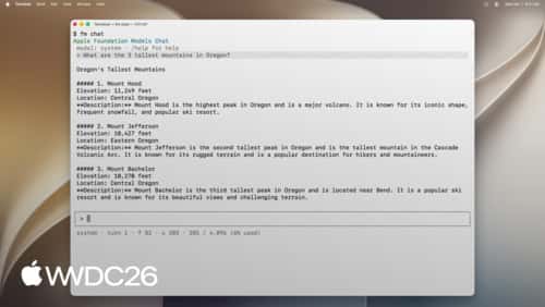 Build AI-powered scripts with the fm CLI and Python SDK - WWDC26 - Videos - Apple Developer