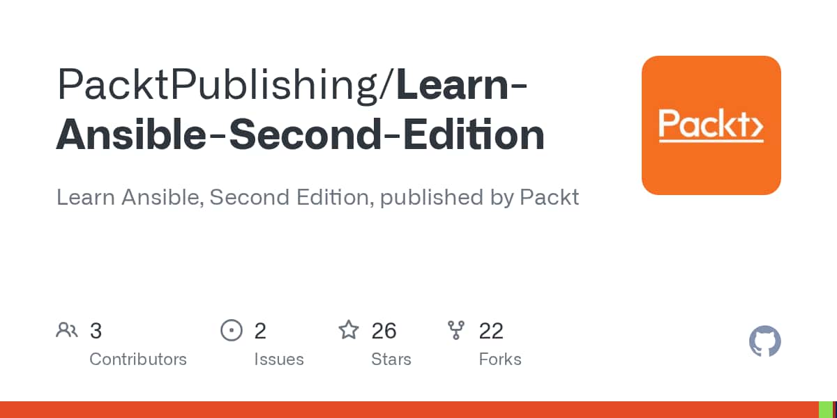Learn Ansible, Second Edition, published by Packt. Contribute to PacktPublishing/Learn-Ansible-Second-Edition development by creating an account on GitHub.