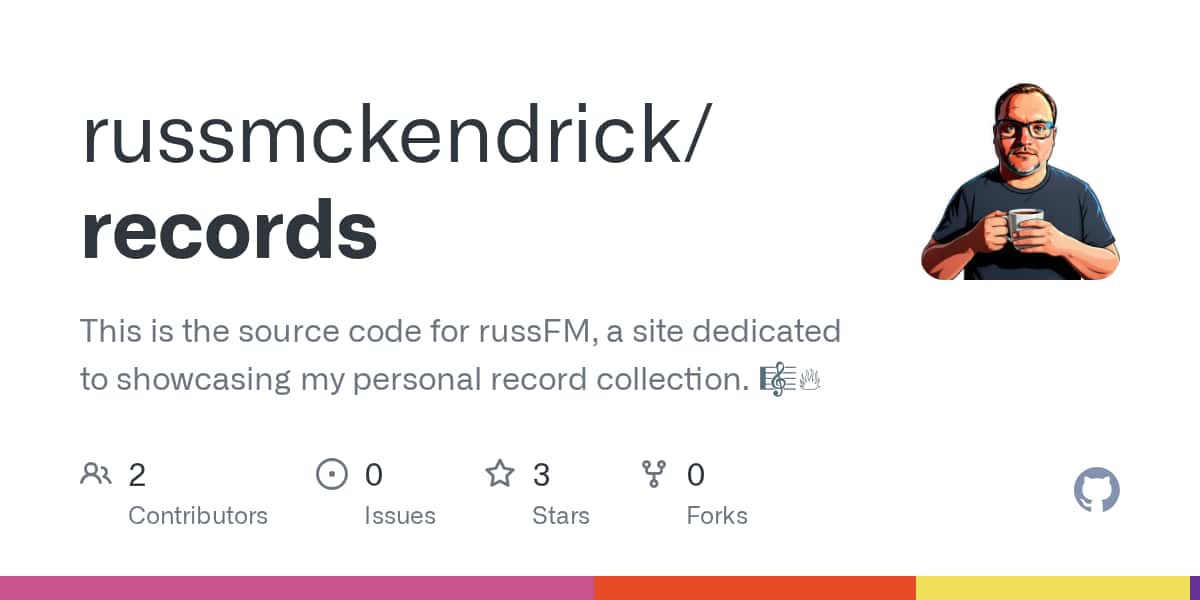 This is the source code for russFM, a site dedicated to showcasing my personal record collection. 🎼🔥 - russmckendrick/records