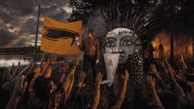 College Radio Rain and Boardwalk Fire Beneath Haunted Pines